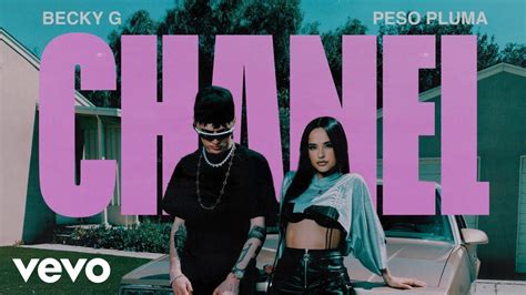 chanel shit billboard|Becky G & Peso Pluma – Chanel .